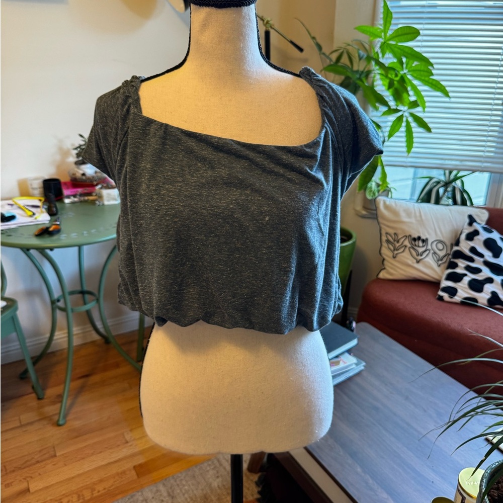 O'Neill Charcoal Crop Top